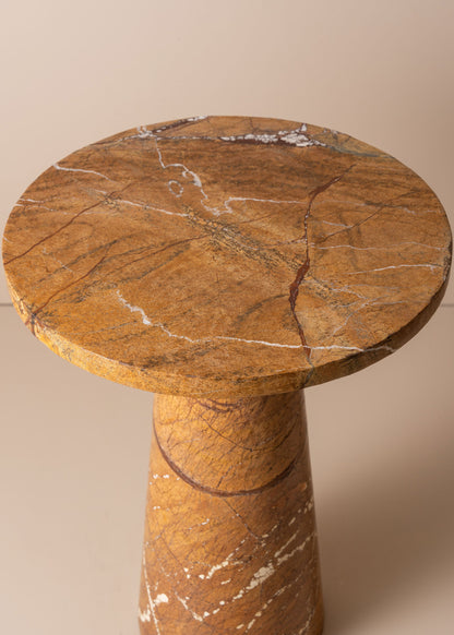 Opus Marble Side Table | Earth - - - Saardé - Saardé.