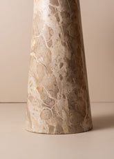 Opus Marble Side Table | Nougat - - - Saardé - Saardé.