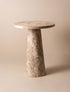 Opus Marble Side Table | Nougat - - - Saardé - Saardé.