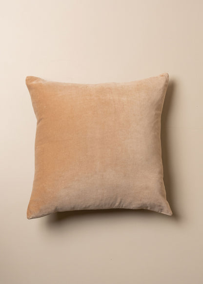 Linen/Velvet Cushion | Truffle - Square - Square - Saardé - Saardé.