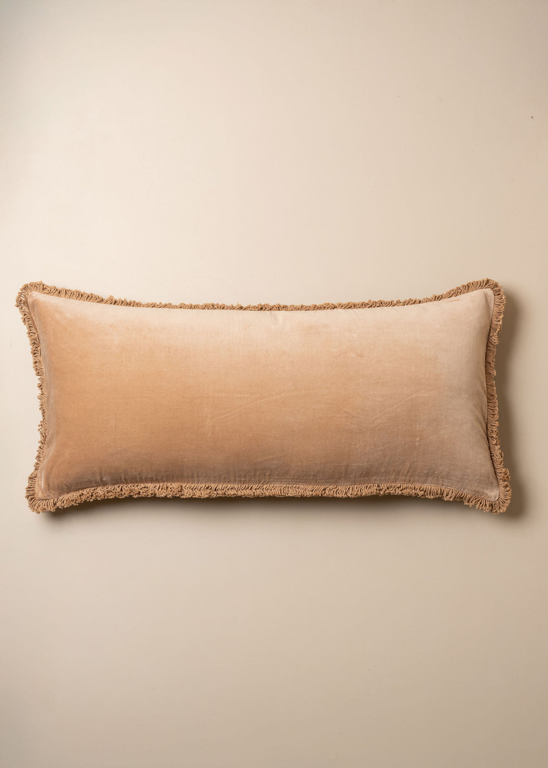 Velvet Bolster Cushion | Truffle - - - Saardé - Saardé.