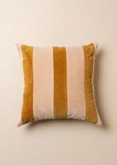 Velvet Cushion | Striped - Square - Square - Saardé - Saardé.