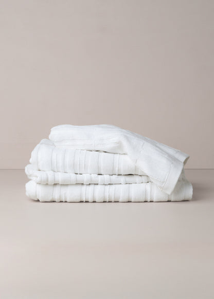 Architectural Towel Bundle | White - - - Saardé - Saardé.