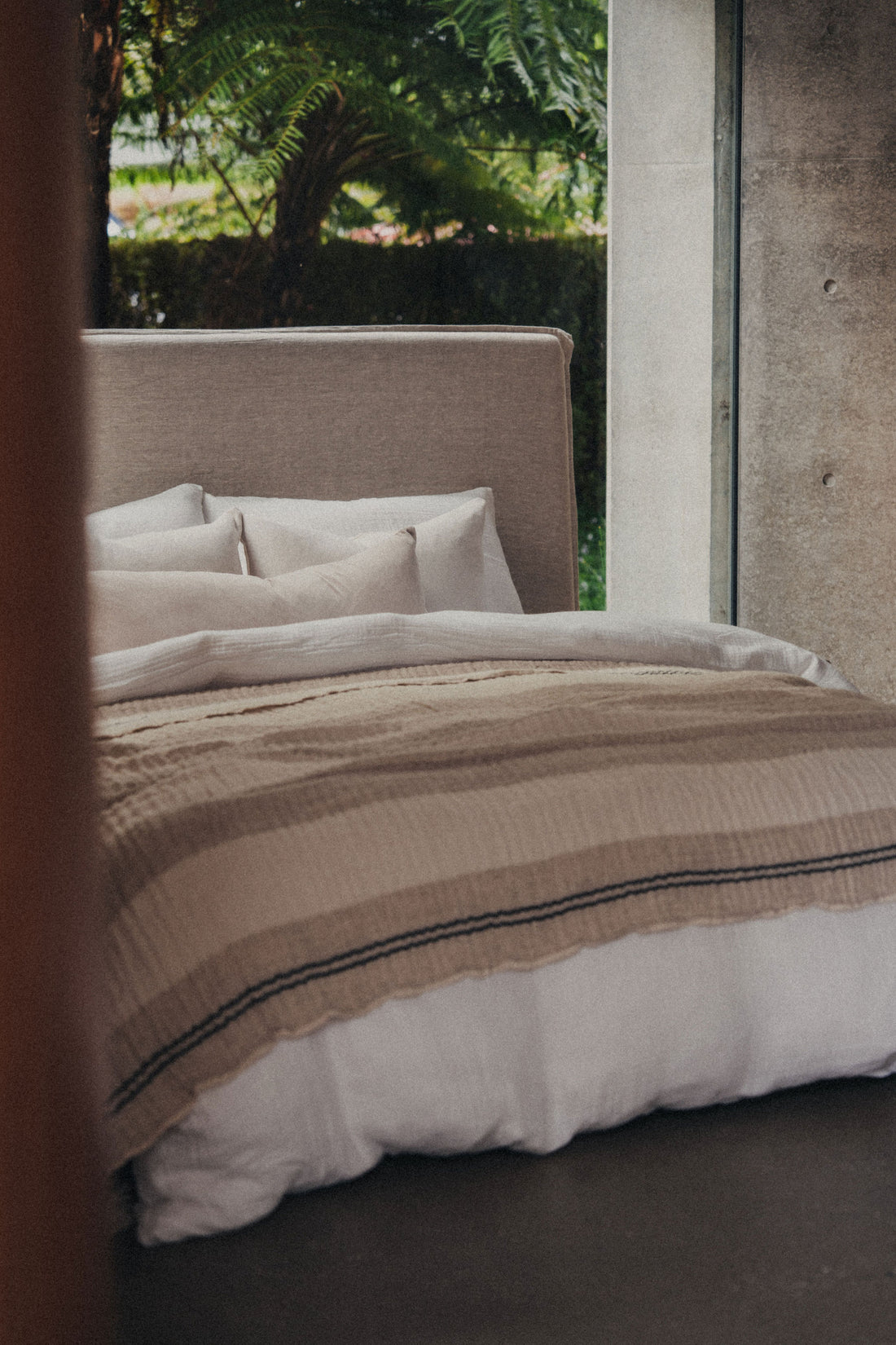 Enes Linen Blanket - - - Saardé - Saardé.