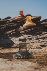 Kairos Ripple Vase | Smoke - - - Saardé - Saardé.