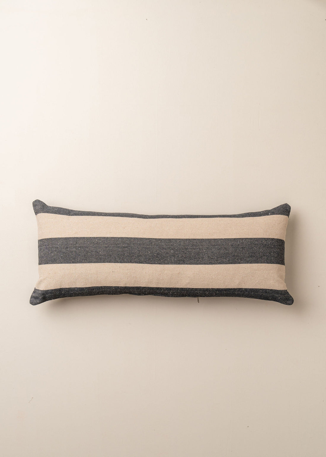 Recycled Cotton Striped Cushion | Bolster -  -  - Saardé - Saardé.