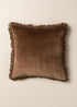 Velvet Cushion | Chocolate - Square - Square - Saardé - Saardé.
