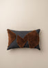 Abstract Lumbar Cushion - Black/Chocolate -  -  - Saardé - Saardé.