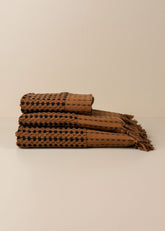 Chickpea Bath Sheet Collection - Chocolate/Black -  -  - Saardé - Saardé.