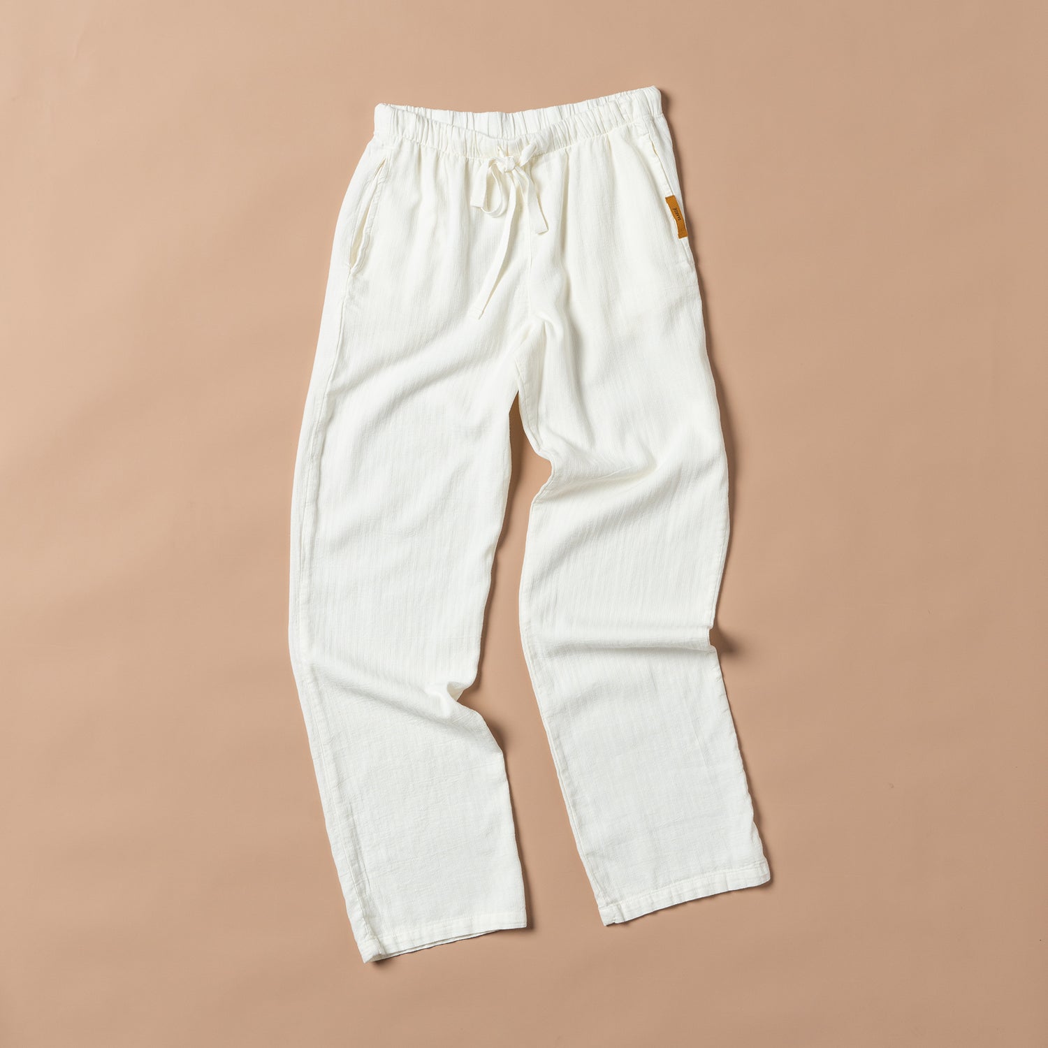 Eda Merino Wool Pants in Cream Ivory