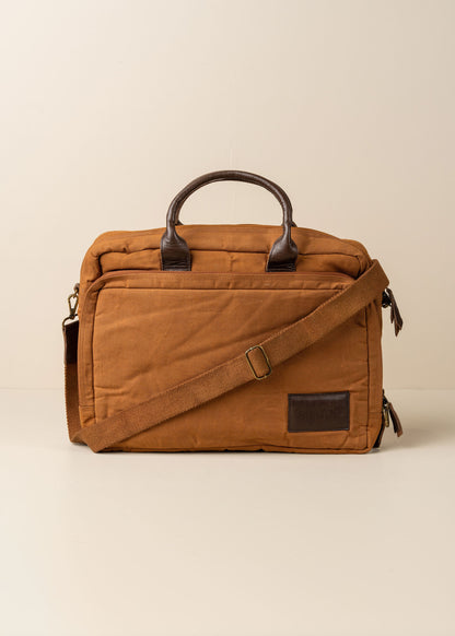 Journey Canvas Laptop Bag | Terracotta -  -  - Saardé - Saardé.