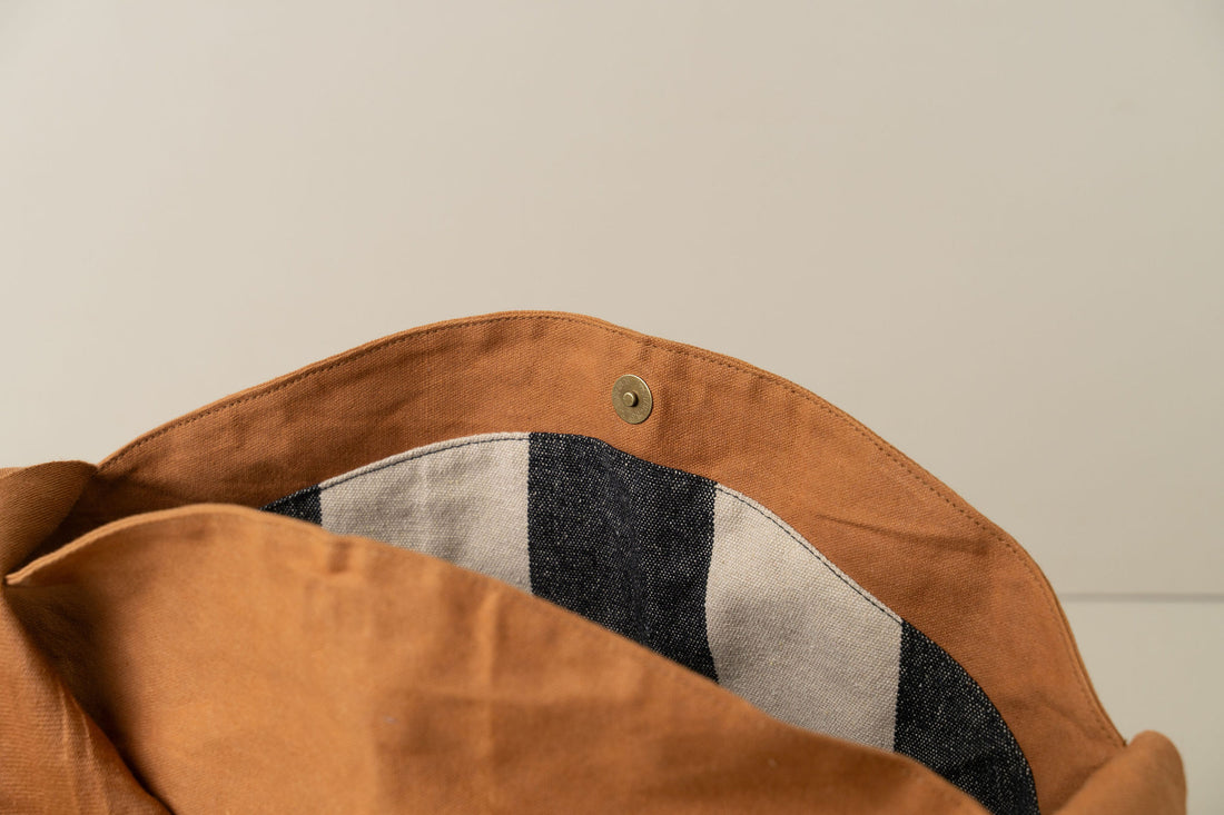 Journey Canvas Tote Bag | Terracotta -  -  - Saardé - Saardé.