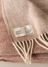 Serra da Estrela Wool Throw & Bed Cover | Terracotta - - - Saardé - Saardé.