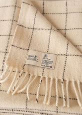 Grid Wool Throw & Bed Cover - - - Saardé - Saardé.