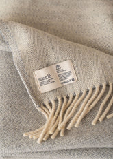 Serra da Estrela Wool Throw & Bed Cover | Pale Grey - - - Saardé - Saardé.