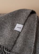 Merino Wool Throw | Grey - - - Saardé - Saardé.