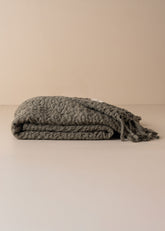 Corfu Cotton Throw | Olive - - - Saardé - Saardé.
