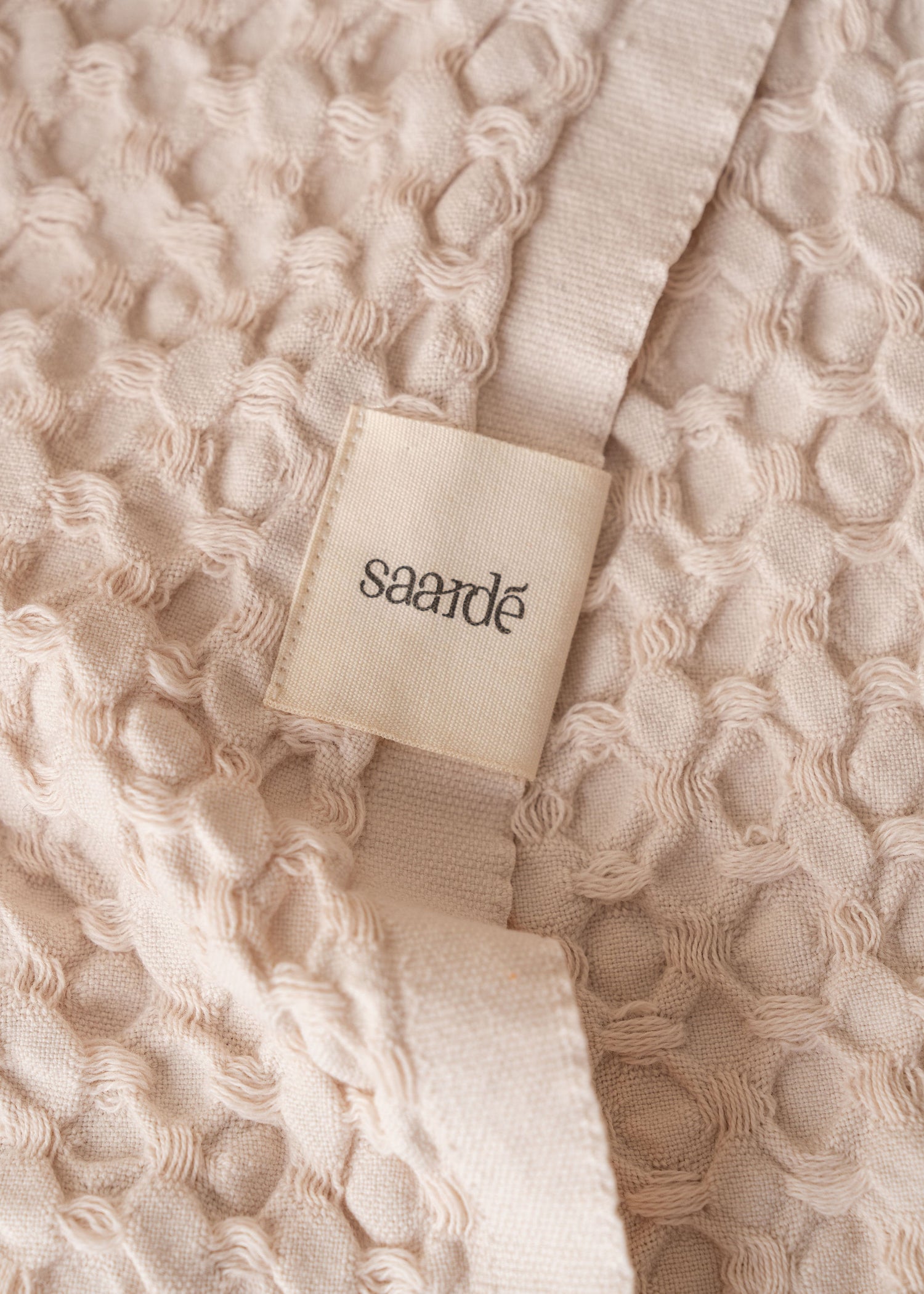 Corfu Cotton Throw | Clay - - - Saardé - Saardé.