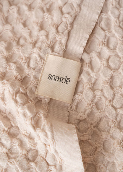 Corfu Cotton Throw | Clay - - - Saardé - Saardé.