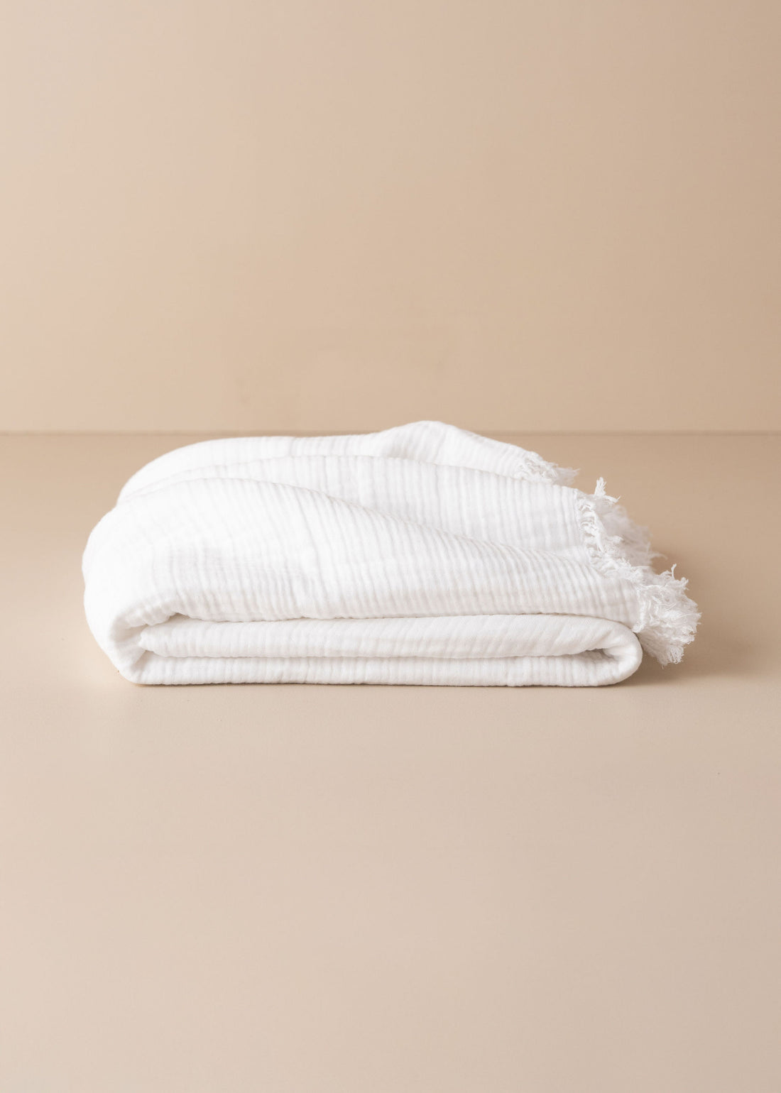 Enes Cotton Throw | White - - - Saardé - Saardé.