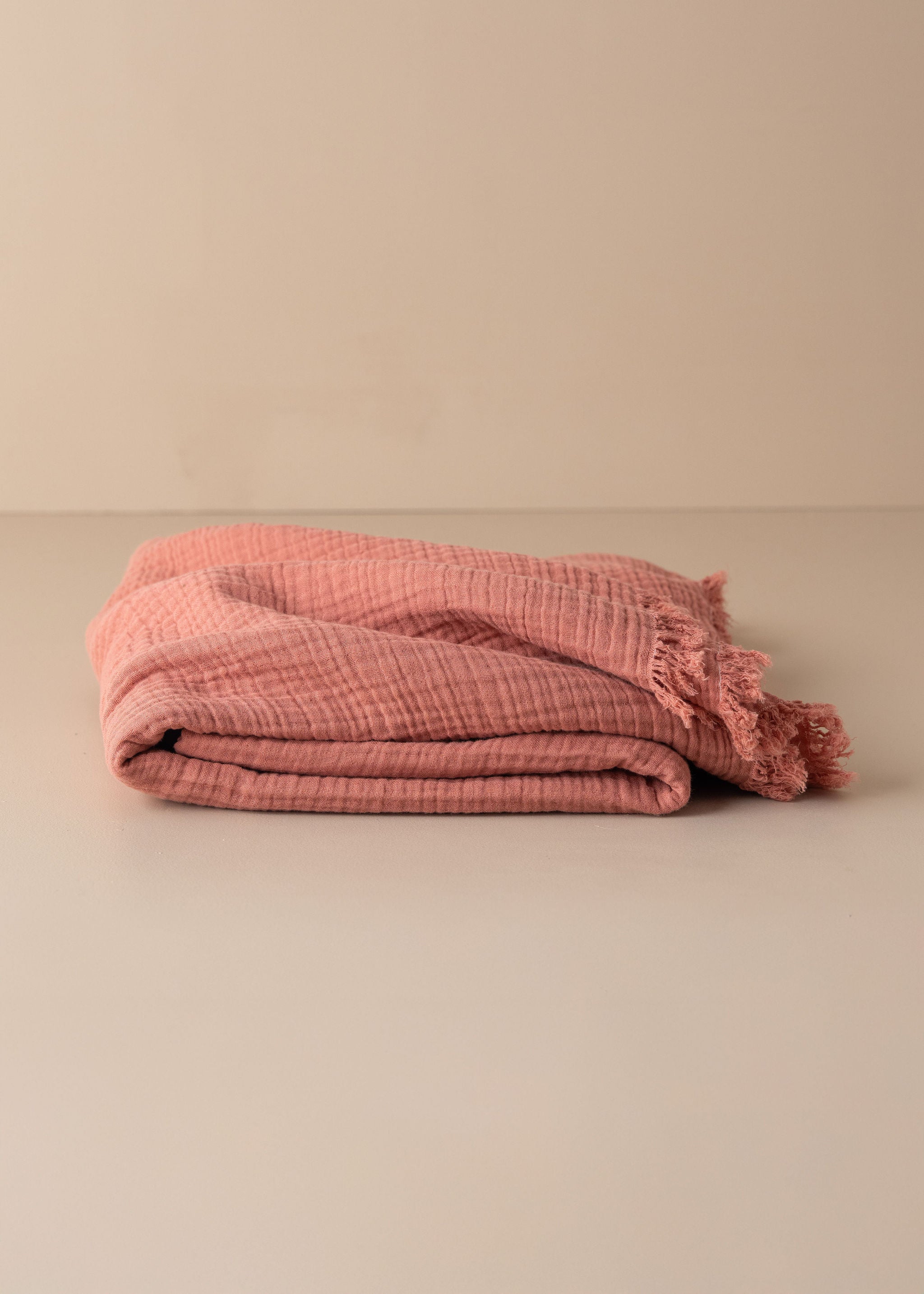 Enes Cotton Throw | Guava - - - Saardé - Saardé.