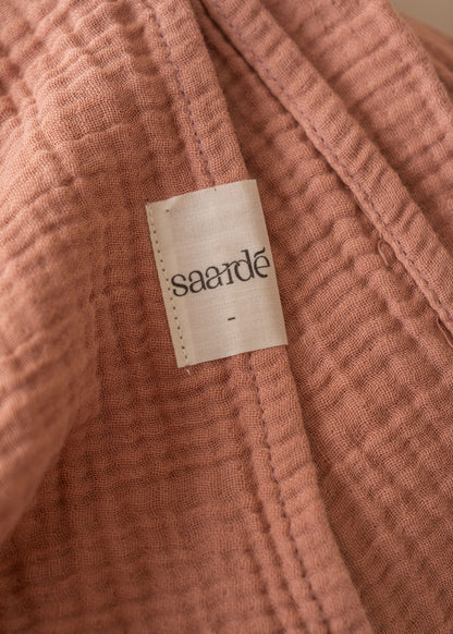 Enes Cotton Throw | Blush - - - Saardé - Saardé.