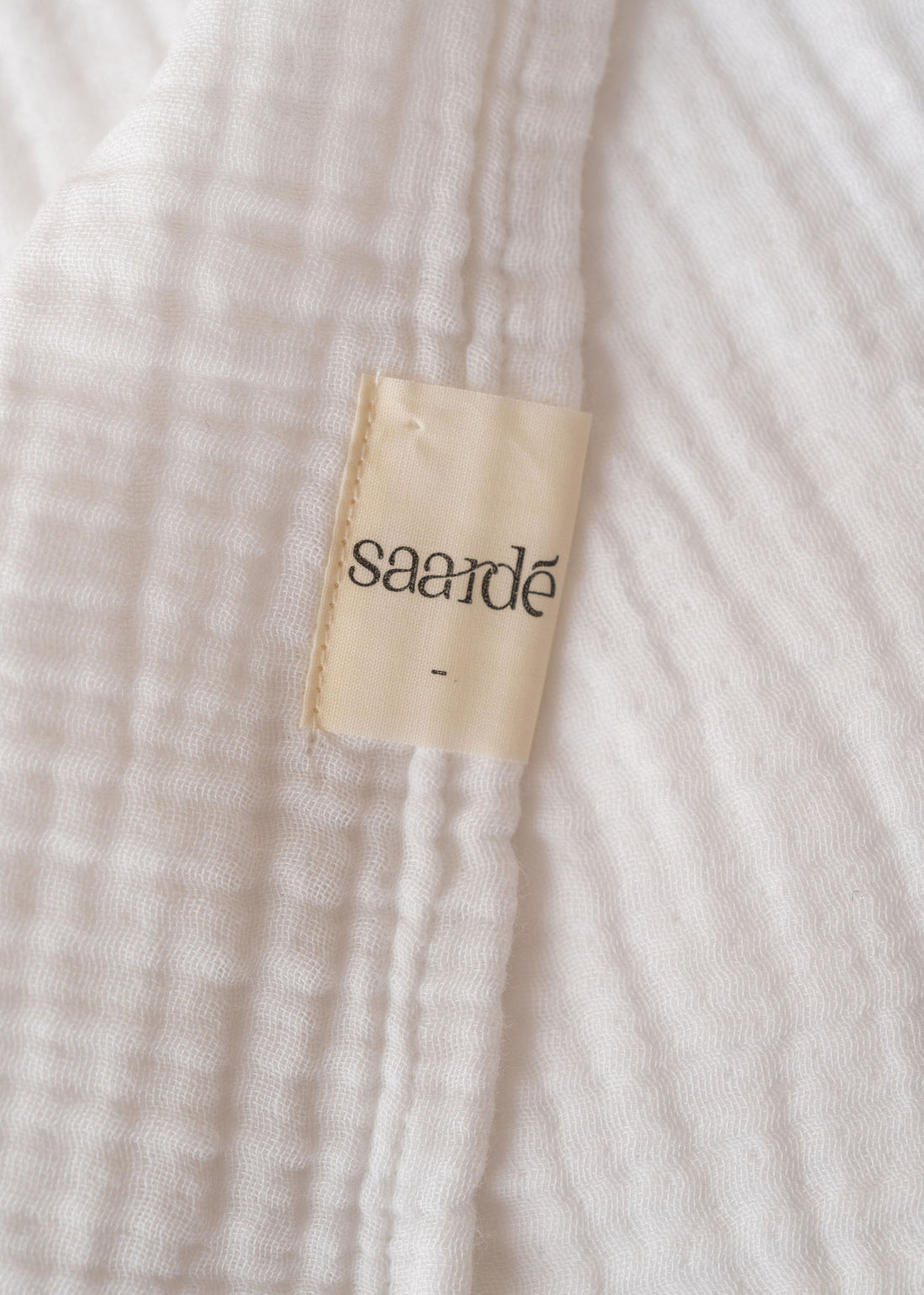 Enes Cotton Throw | White - - - Saardé - Saardé.