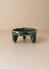 Flow Resin Structured Fruit Bowl | Dark Jade - - - Saardé - Saardé.