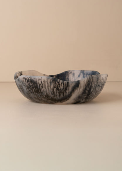 Flow Resin Salad Bowl | Smoke - - - Saardé - Saardé.