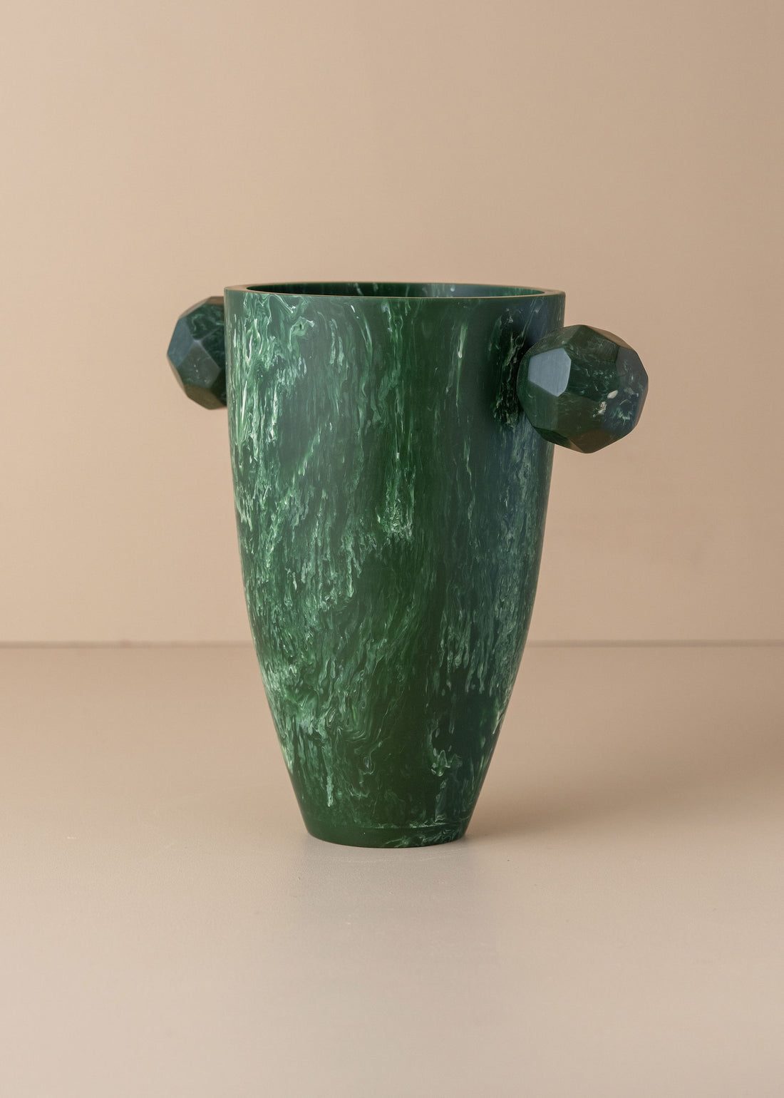 Flow Resin Vase | Dark Jade - - - Saardé - Saardé.