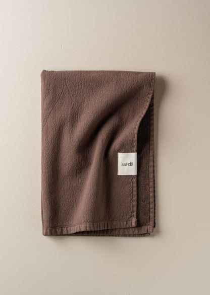 Vintage Wash Tea Towel | Chocolate - - - Saardé - Saardé.