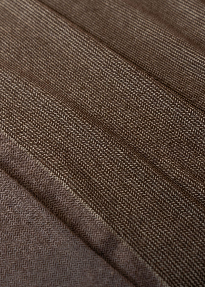Zêzere Wool Bed Cover | Brown - - - Saardé - Saardé.