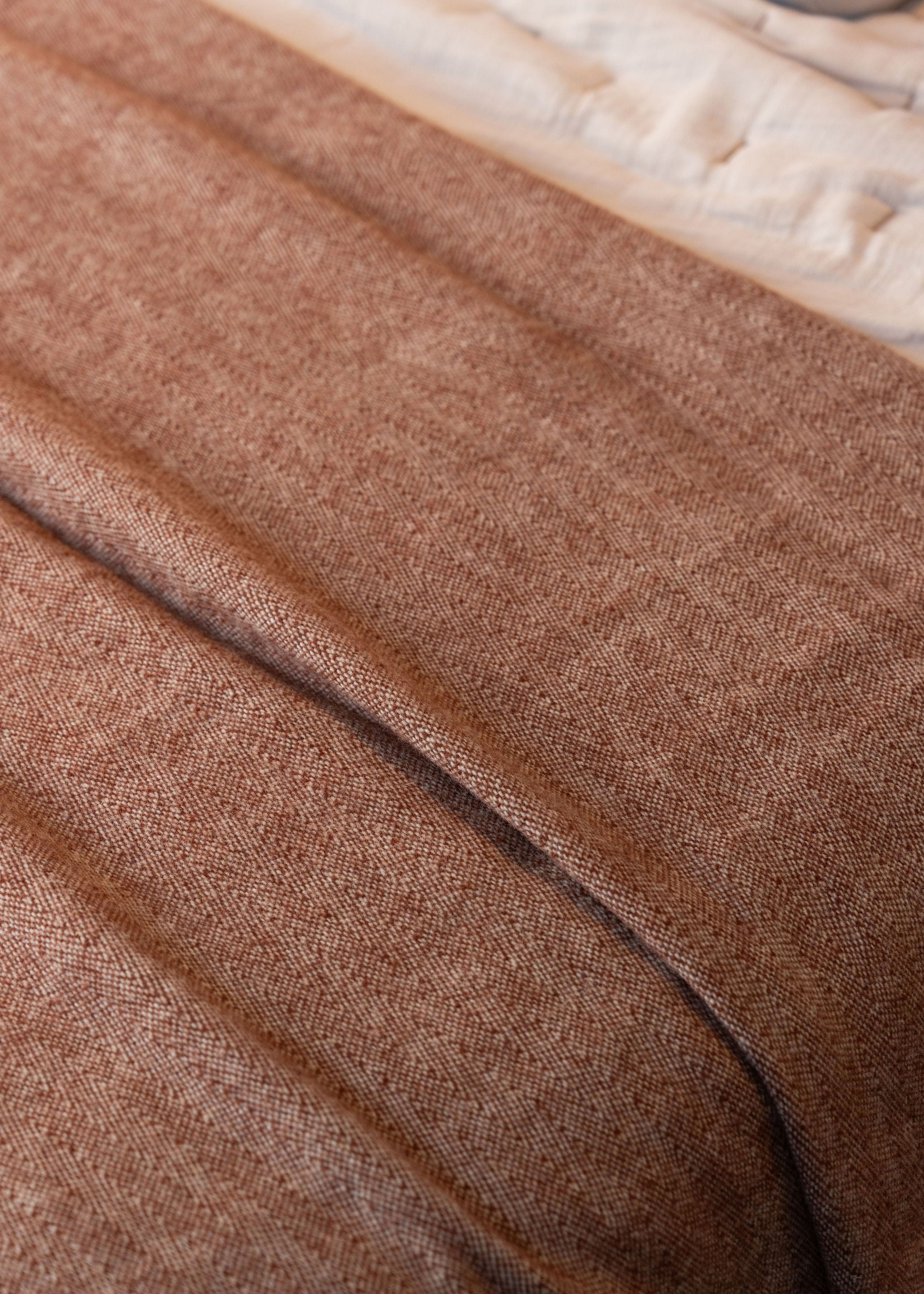 Serra da Estrela Wool Throw &amp; Bed Cover | Terracotta - - - Saardé - Saardé.