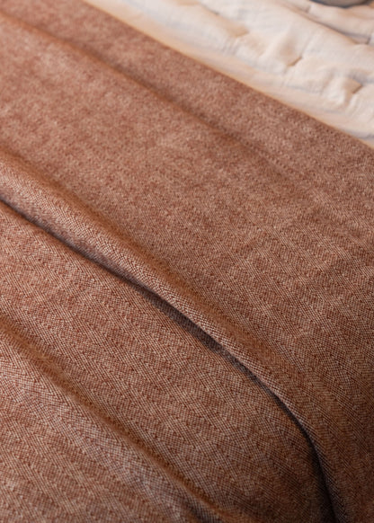 Serra da Estrela Wool Throw &amp; Bed Cover | Terracotta - - - Saardé - Saardé.
