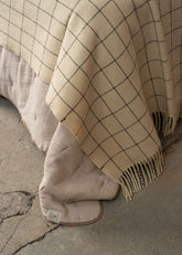 Grid Wool Throw & Bed Cover - - - Saardé - Saardé.