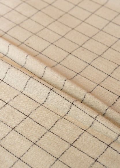 Grid Wool Throw &amp; Bed Cover - - - Saardé - Saardé.