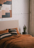 Enes Duvet Cover and Pillowcases Set | Terracotta - - - Saardé - Saardé.