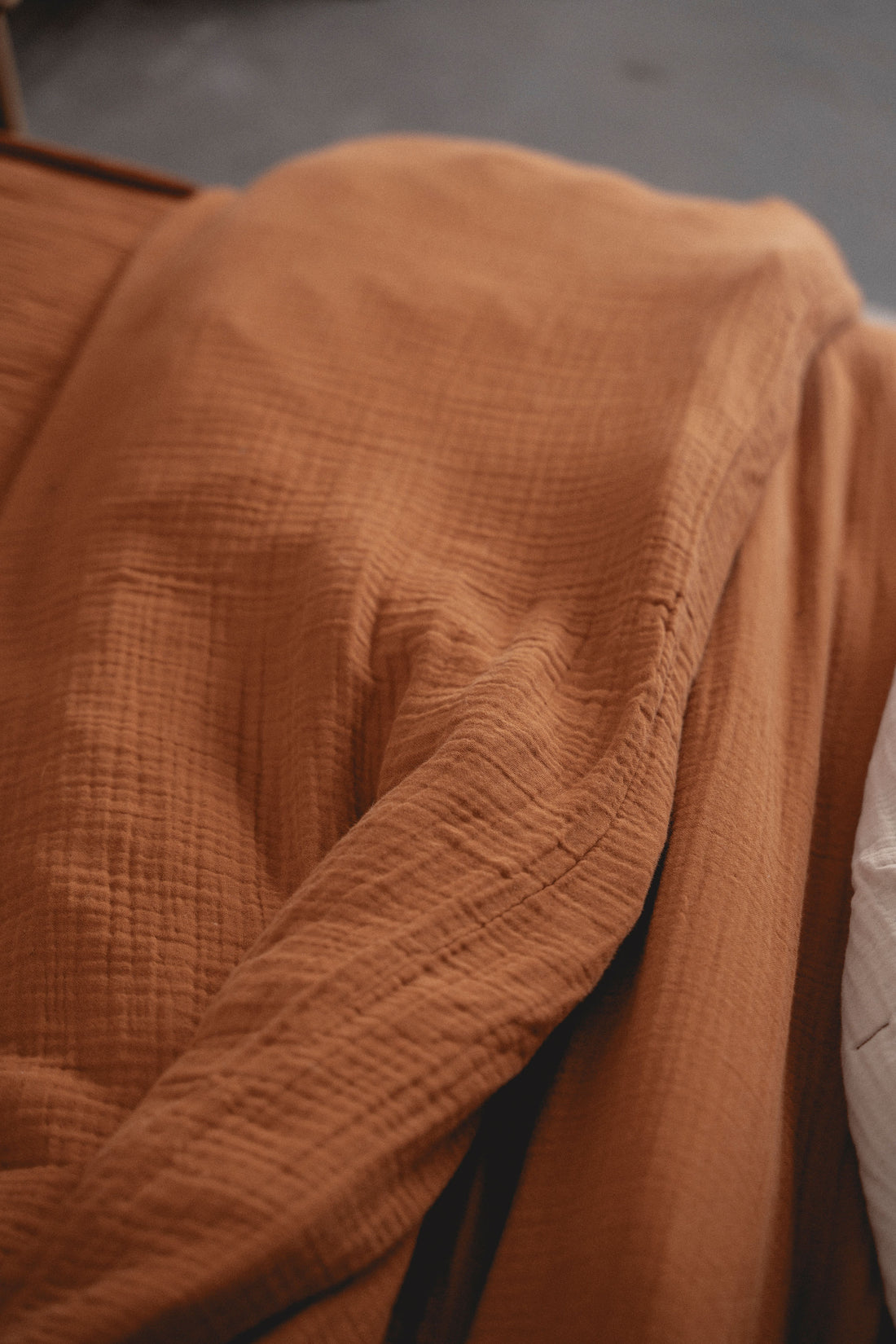 Enes Duvet Cover and Pillowcases Set | Terracotta -  -  - Saardé - Saardé.