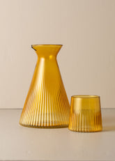 Kairos Angular Carafe | Yellow Topaz - - - Saardé - Saardé.