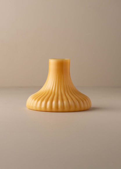 Kairos Ripple Vase | Yellow Topaz - - - Saardé - Saardé.
