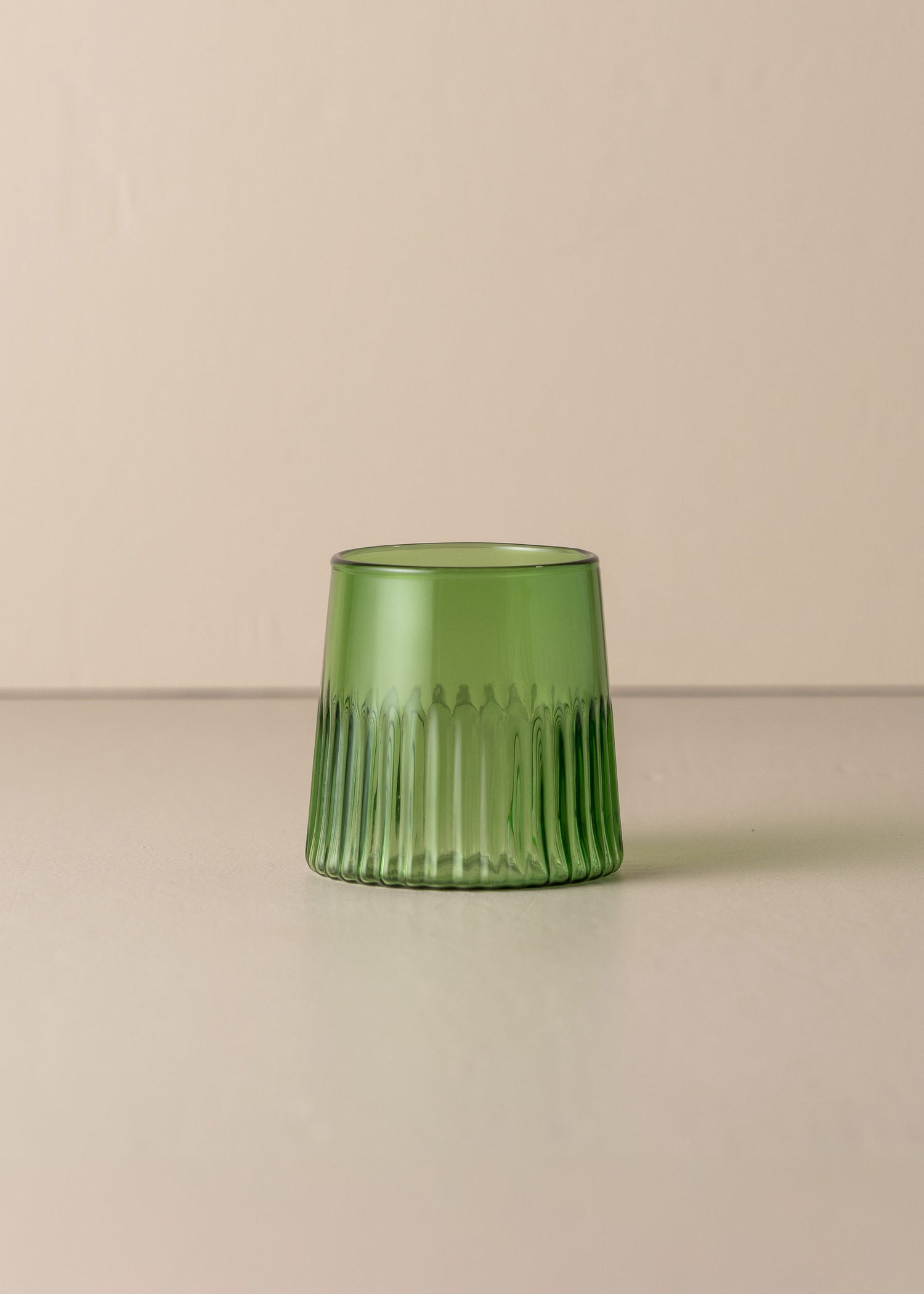 Kairos Medium Water Glass | Green | Set of 4 - - - Saardé - Saardé.