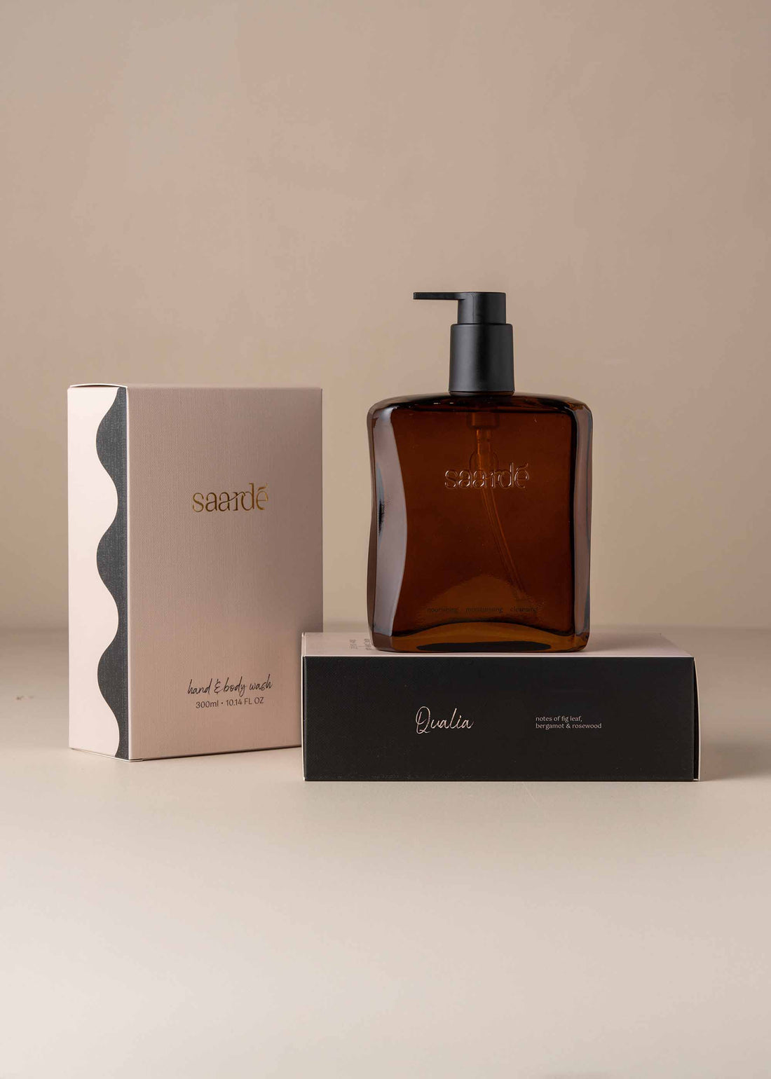 Hand and Body Wash | Qualia | Amber 300ml - - - Saardé - Saardé.