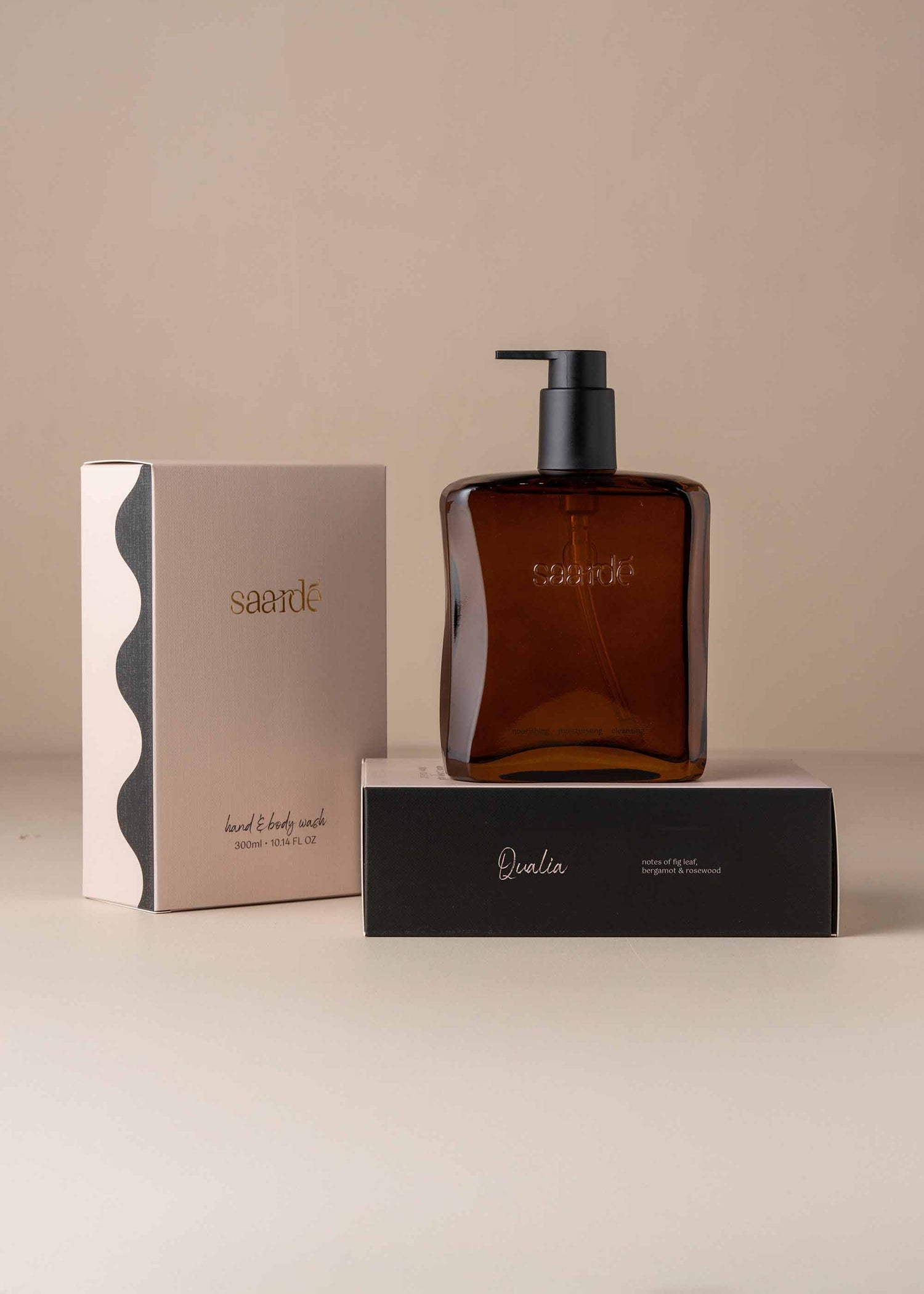 Hand and Body Wash | Qualia | Amber 300ml - - - Saardé - Saardé.
