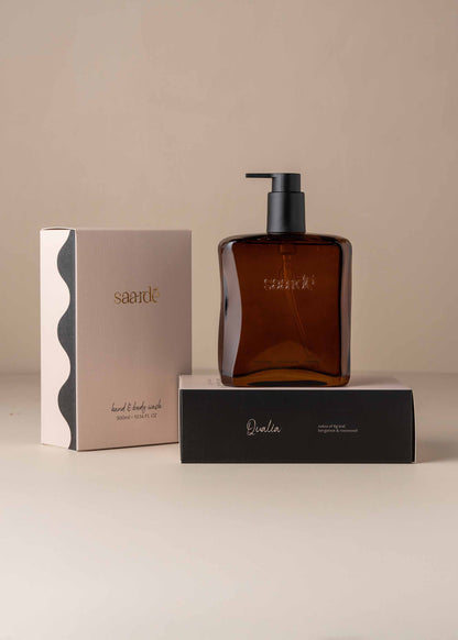 Hand and Body Wash | Qualia | Amber 300ml - - - Saardé - Saardé.