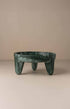 Flow Resin Structured Fruit Bowl | Dark Jade - - - Saardé - Saardé.