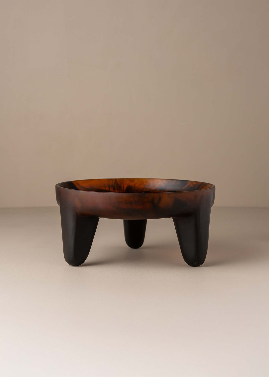 Flow Resin Structured Fruit Bowl | Earth - - - Saardé - Saardé.