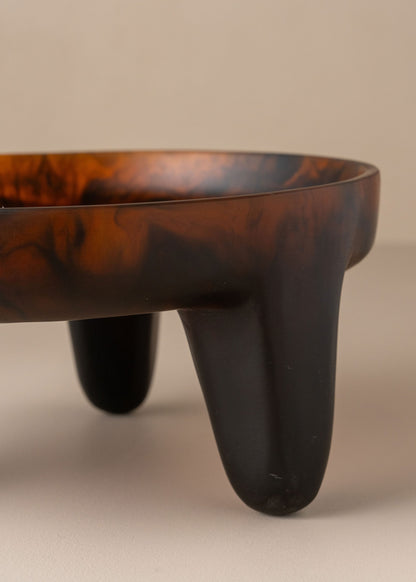 Flow Resin Structured Fruit Bowl | Earth - - - Saardé - Saardé.
