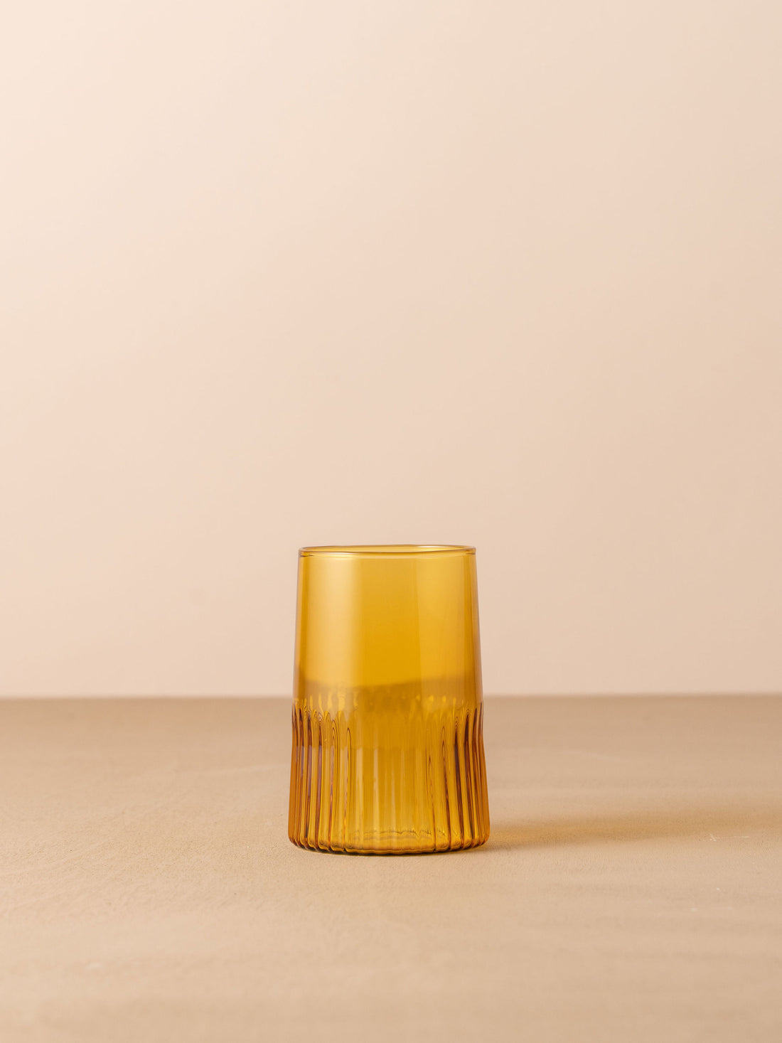Kairos Large Water Glass | Yellow Topaz | Set of 2 - - - Saardé - Saardé.