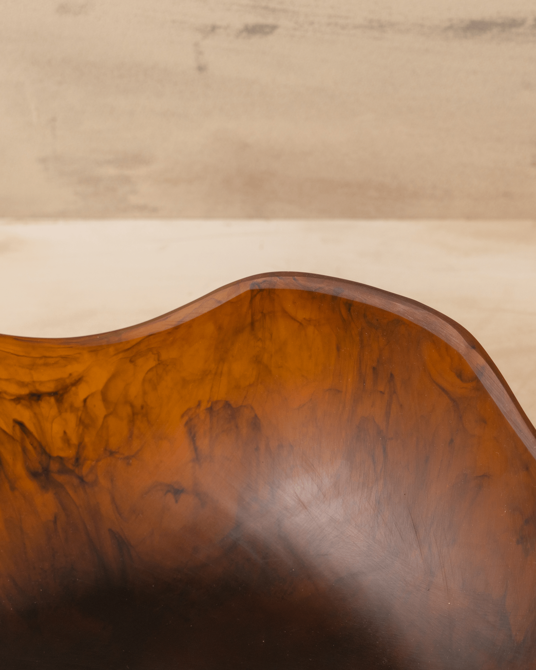 Flow Resin Salad Bowl | Earth -  -  - Saardé - Saardé.