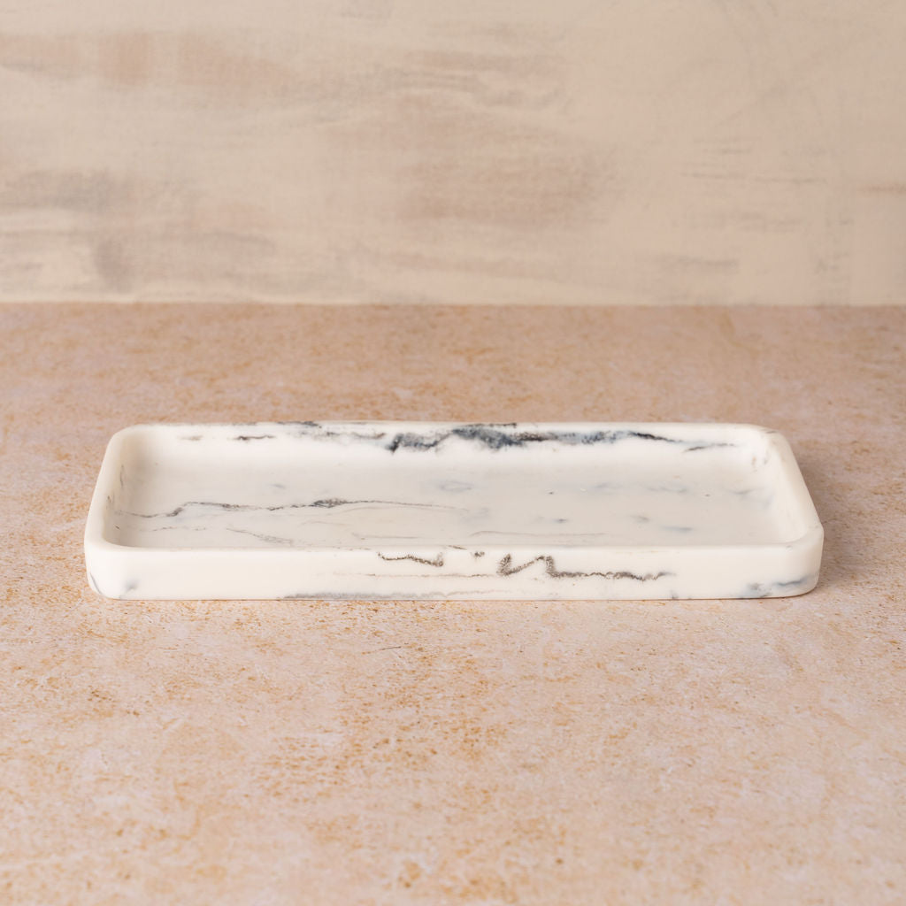 Flow Resin Bathroom Caddy/Tray | Merle -  -  - Saardé - Saardé.